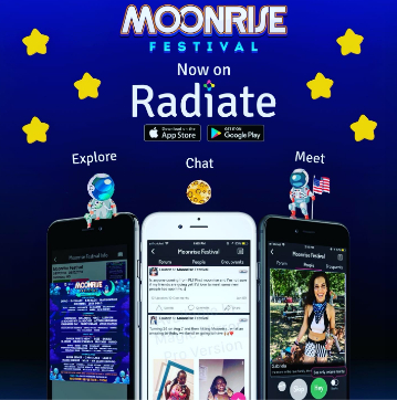 Poster promoting Radiate