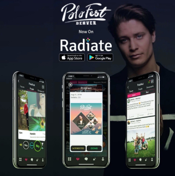 Poster promoting Radiate