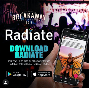 Poster promoting Radiate