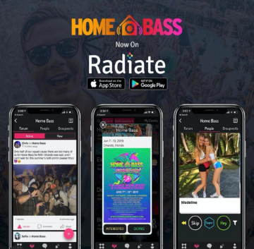 Poster promoting Radiate